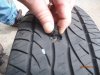 Tire Damage Cut through Steel Plys to Tire Interior-1.JPG
