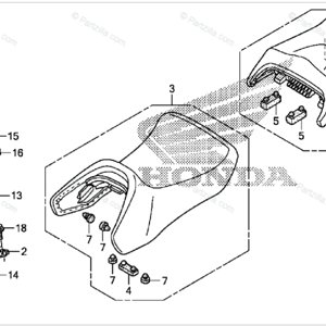 ST-1300 Seat Parts Diagram