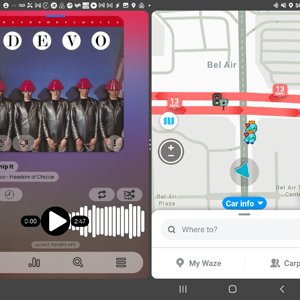 Music Player & Waze