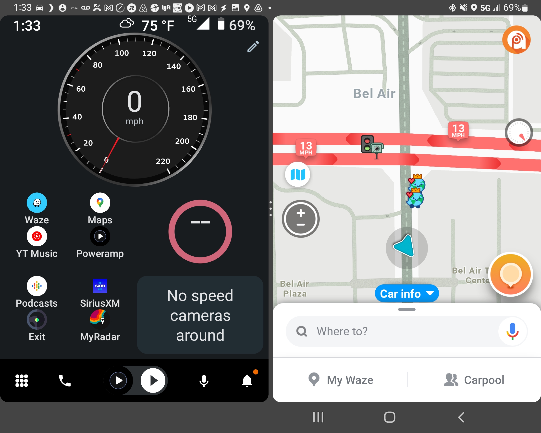 AutoZen & Waze
