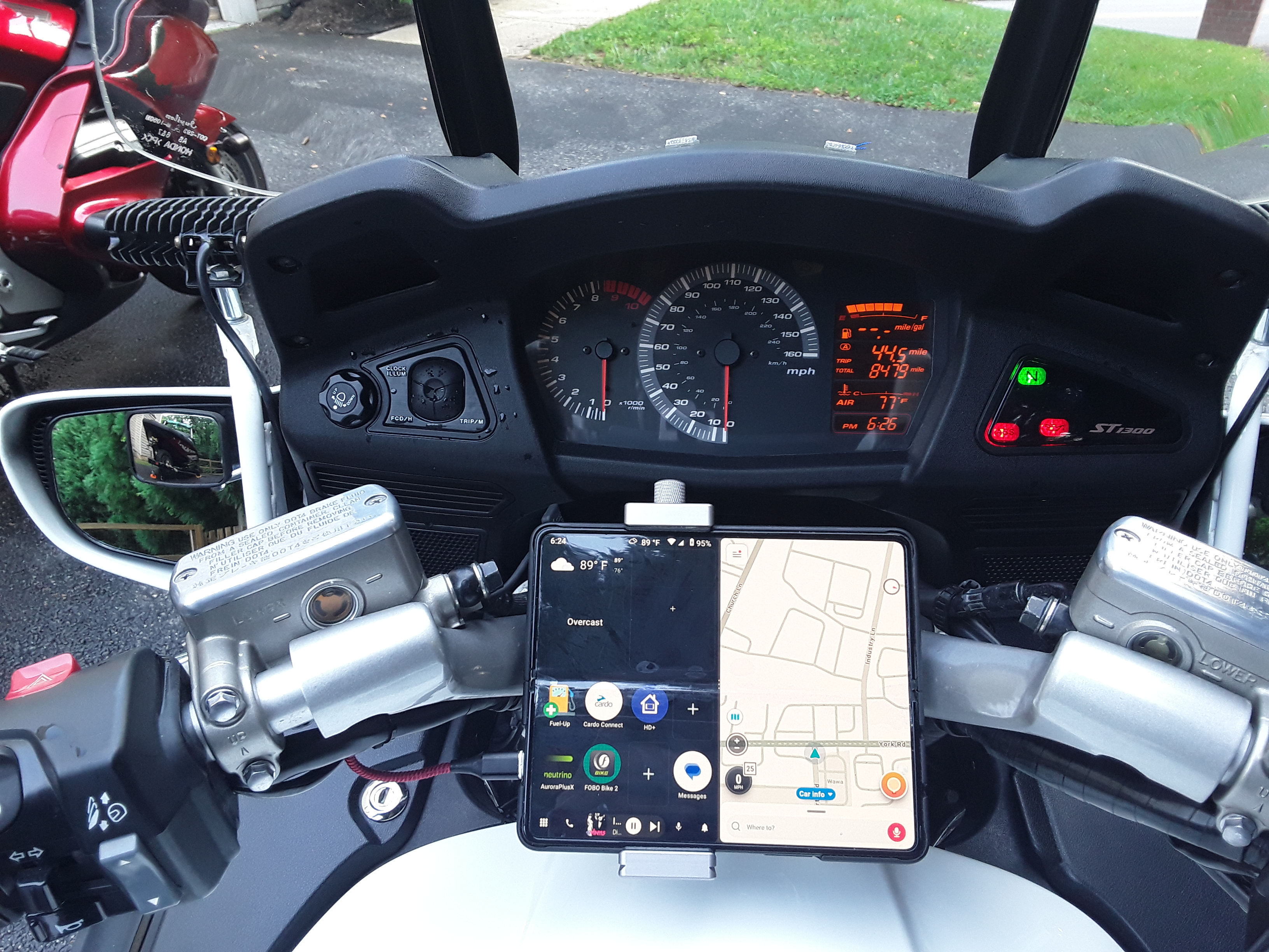 Phone Mounted